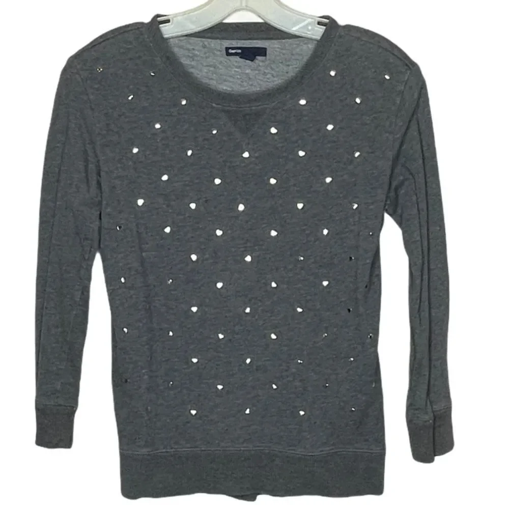 GAP Kids‎ Shirt With Hearts Gray